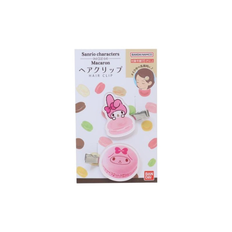 Sanrio - Barrettes pinces Macaron Series : My Melody