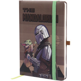 Star Wars : The Mandalorian - Carnet A6 Mando & Grogu