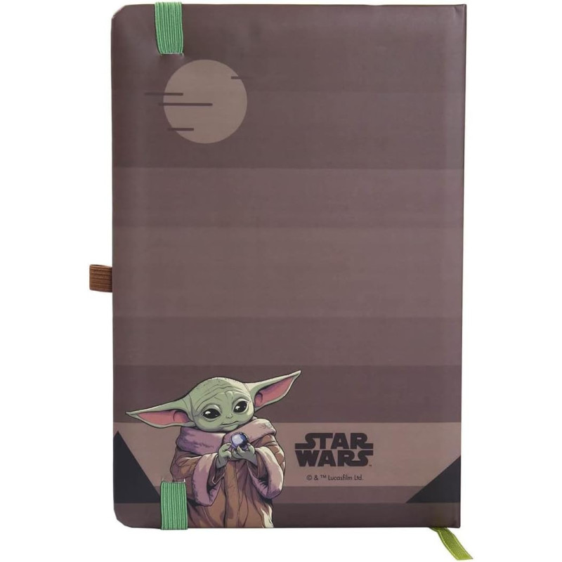 Star Wars : The Mandalorian - Carnet A6 Mando & Grogu