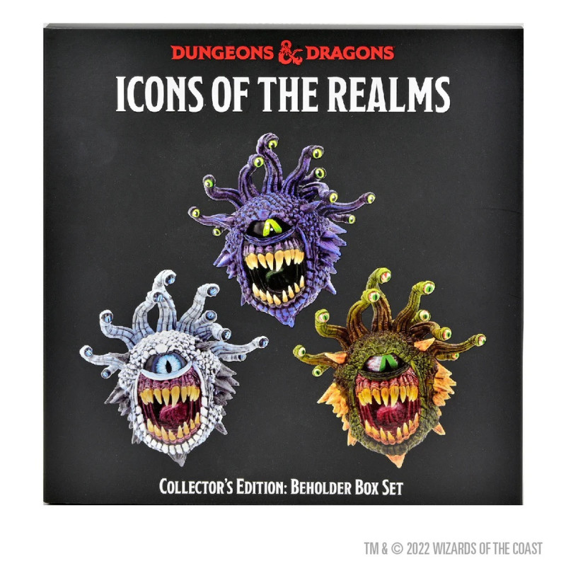 Dungeons & Dragons: Icons of the Realms - Figurines miniatures pré-peintes Beholder Collector's Box Set