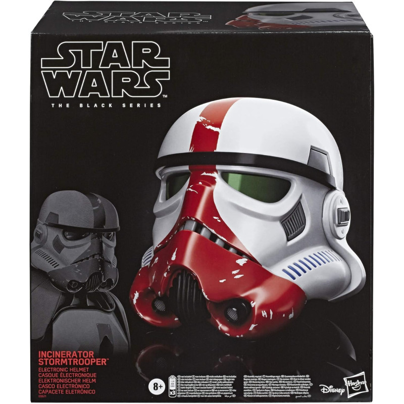 DÉCEMBRE 2024 : Star Wars - Black Series - Réplique Casque électronique Incinerator Trooper