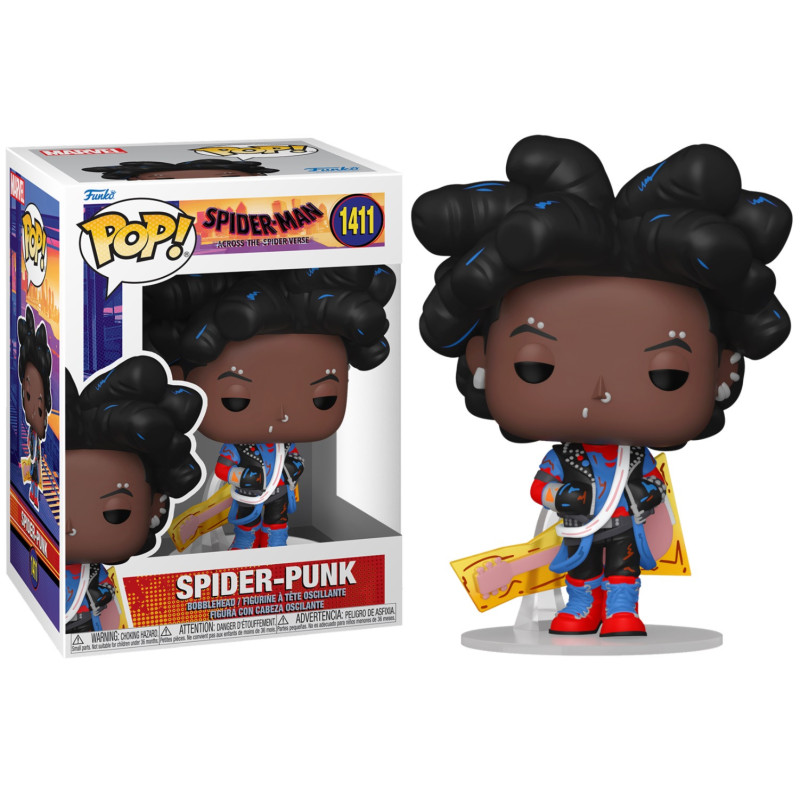 Spider-Man: Across the Spider-verse - Pop! Spider-Punk (Unmasked) n°1411