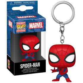 Marvel - Pop! Pocket New Classics - Porte-clé Spider-Man