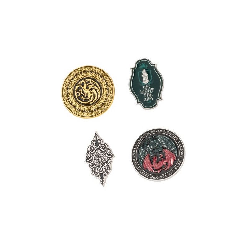 Game of Thrones : House of the Dragon - Set de 4 pins