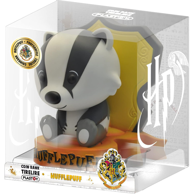 Harry Potter - Tirelire PVC Chibi Blason Hufflepuff 14 cm