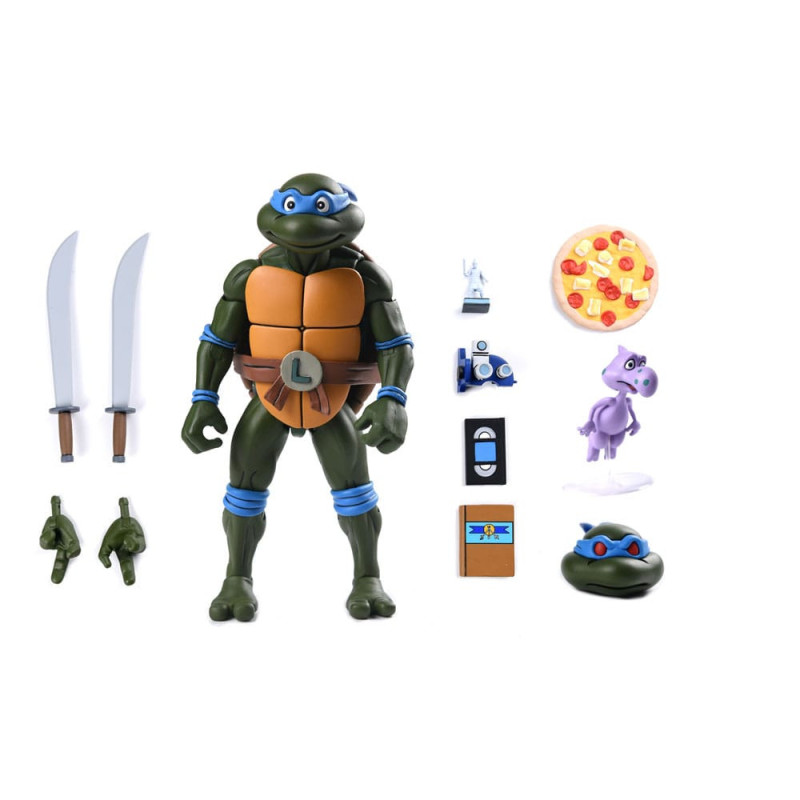 Tortues Ninja (Cartoon) - TMNT - Figurine Ultimate Leonardo VHS 18 cm