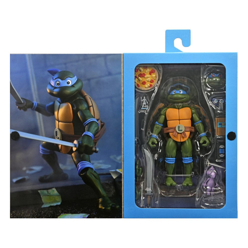 DÉCEMBRE 2024 : Tortues Ninja (Cartoon) - TMNT - Figurine Ultimate Leonardo VHS 18 cm