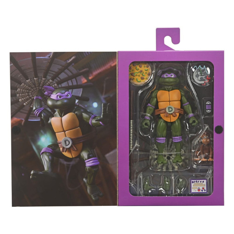 Tortues Ninja (Cartoon) - TMNT - Figurine Ultimate Donatello VHS 18 cm