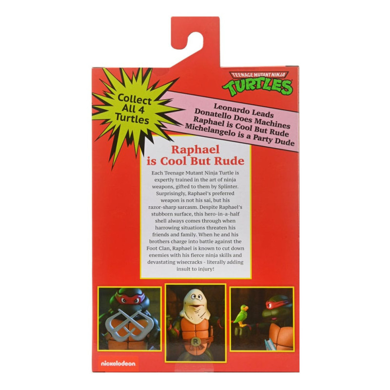 NOVEMBRE 2024 : Tortues Ninja (Cartoon) - TMNT - Figurine Ultimate Raphael VHS 18 cm