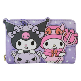 Sanrio - Portefeuille My Melody Devil Kuromi Pumpkin