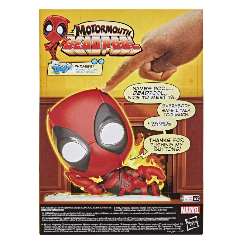 NOVEMBRE 2024 : Marvel - Figurine Deadpool Motor Mouth 12 cm (Version Anglaise)