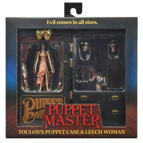 Puppet Master - Figurine Leech Woman and Toulon's Puppet Case