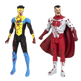 Invincible - Set de 2 figurines Bloody Omni-Man and Invincible