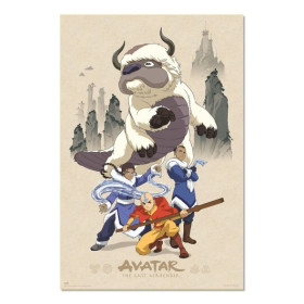 Avatar : The Last Airbender - Grand poster La Légende de Aang (61 x 91,5 cm)