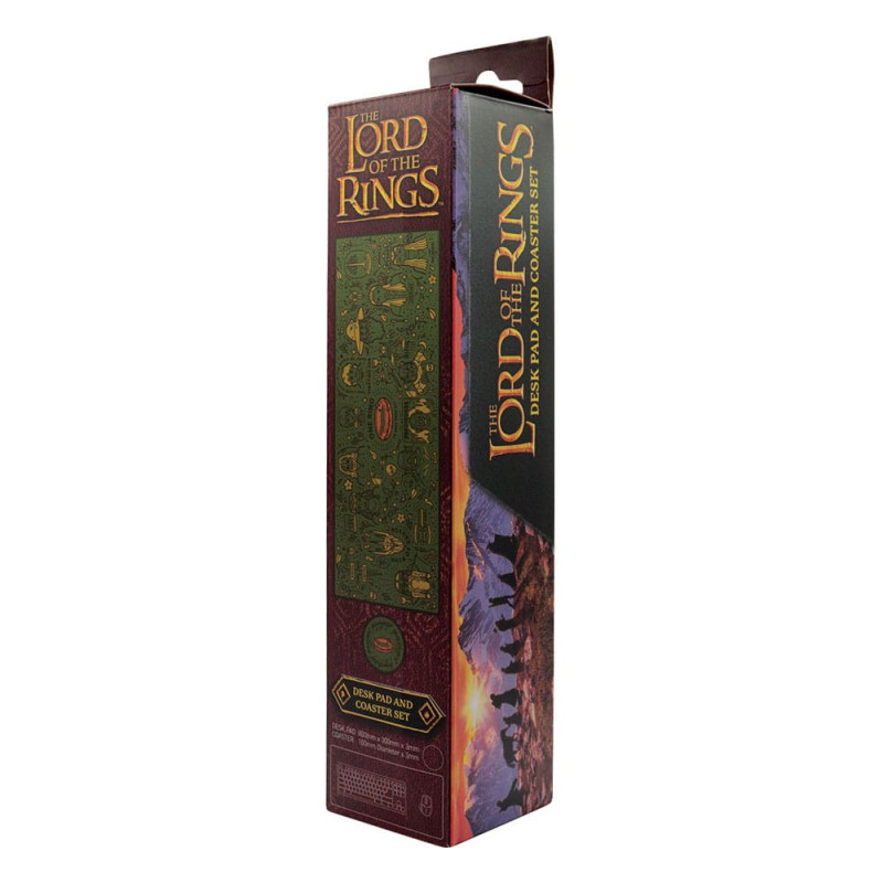 DÉCEMBRE 2024 : Lord of the Rings - Set tapis de bureau XXL + sous-verre