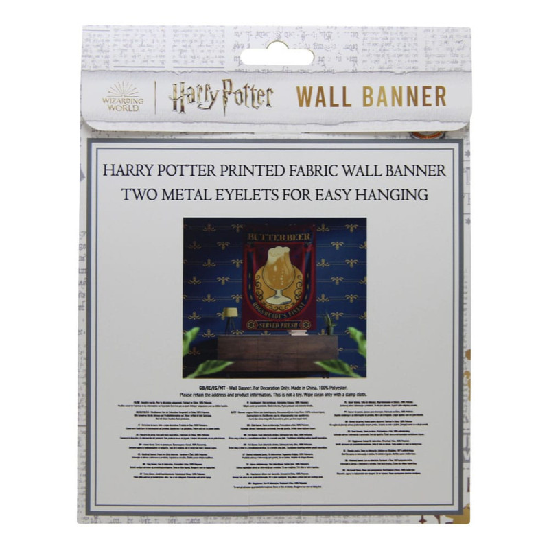 JANVIER 2025 : Harry Potter - Bannière murale Butterbeer