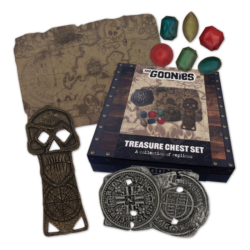 The Goonies - Coffret de répliques Trésor 1985 exemplaires