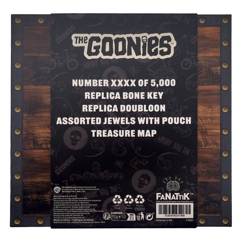 AVRIL 2025 : The Goonies - Coffret de répliques Trésor 1985 exemplaires