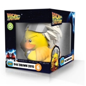 Retour Vers le Futur - Figurine canard TUBBZ Doc Brown 2015 Boxed Edition 10 cm