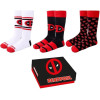 Marvel - Set de 3 paires de chaussettes Deadpool 40/46