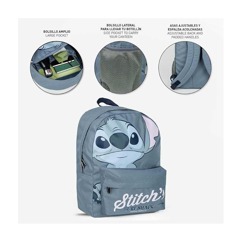 Disney - Sac à dos Stitch gris