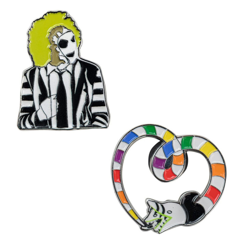 Beetlejuice - Set de 2 pins Beetlejuice & Sandworm