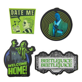 NOVEMBRE 2024 : Beetlejuice - Set de 4 aimants