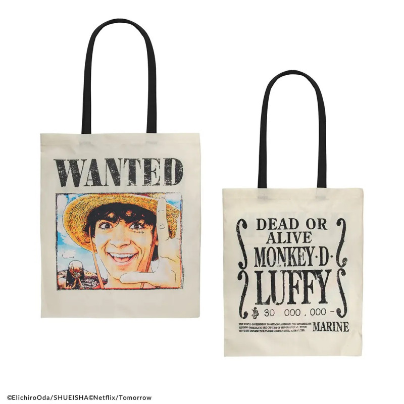 One Piece (Netflix) - Sac shopping Wanted Luffy