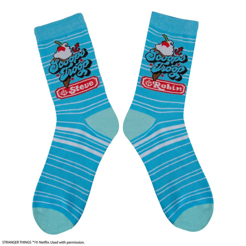 Stranger Things - Set de 3 Paires de Chaussettes Scoops Ahoy