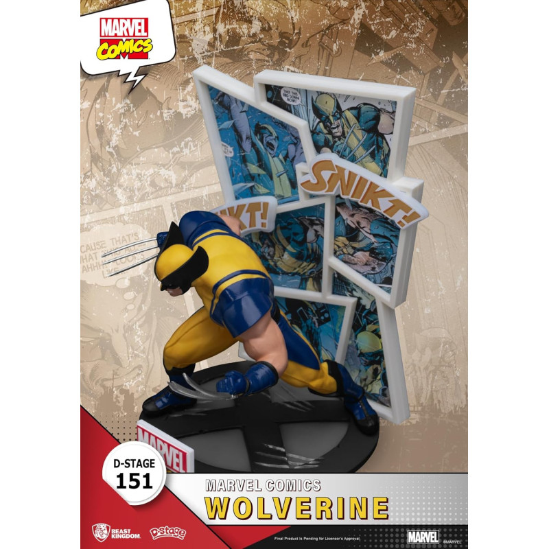 Marvel - Figurine diorama D-Stage Wolverine 16 cm