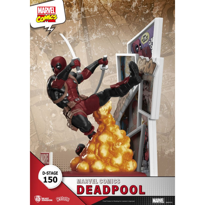 Marvel - Figurine diorama D-Stage Deadpool 16 cm BOITE OUVERTE