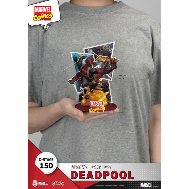 Marvel - Figurine diorama D-Stage Deadpool 16 cm BOITE OUVERTE