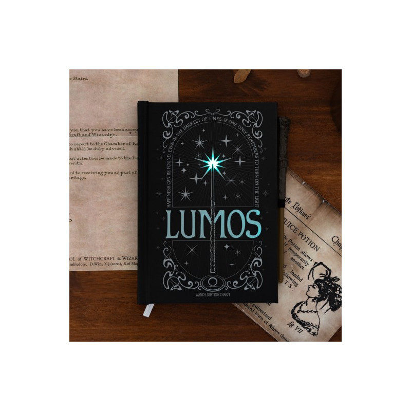 Harry Potter - Carnet A5 lumineux Lumos