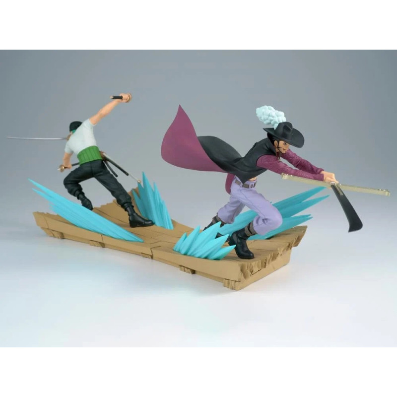 One Piece - Figurine Senkozekkei Dracule Mihawk + Zoro