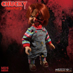 Child's Play 3 - Figurine Mega Talking Pizza Face Chucky