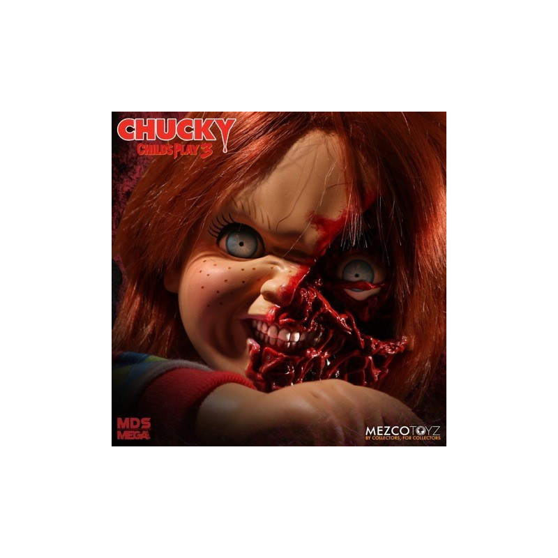 MAI 2025 : Child's Play 3 - Figurine Mega Talking Pizza Face Chucky