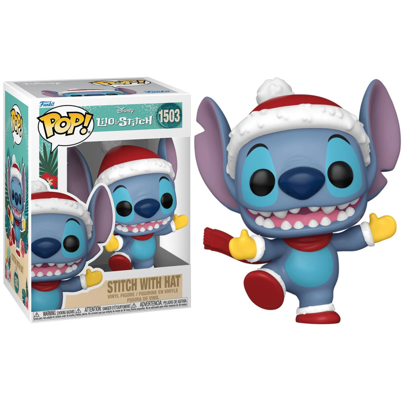 Disney - Pop! - Holiday Stitch with Hat n°1503