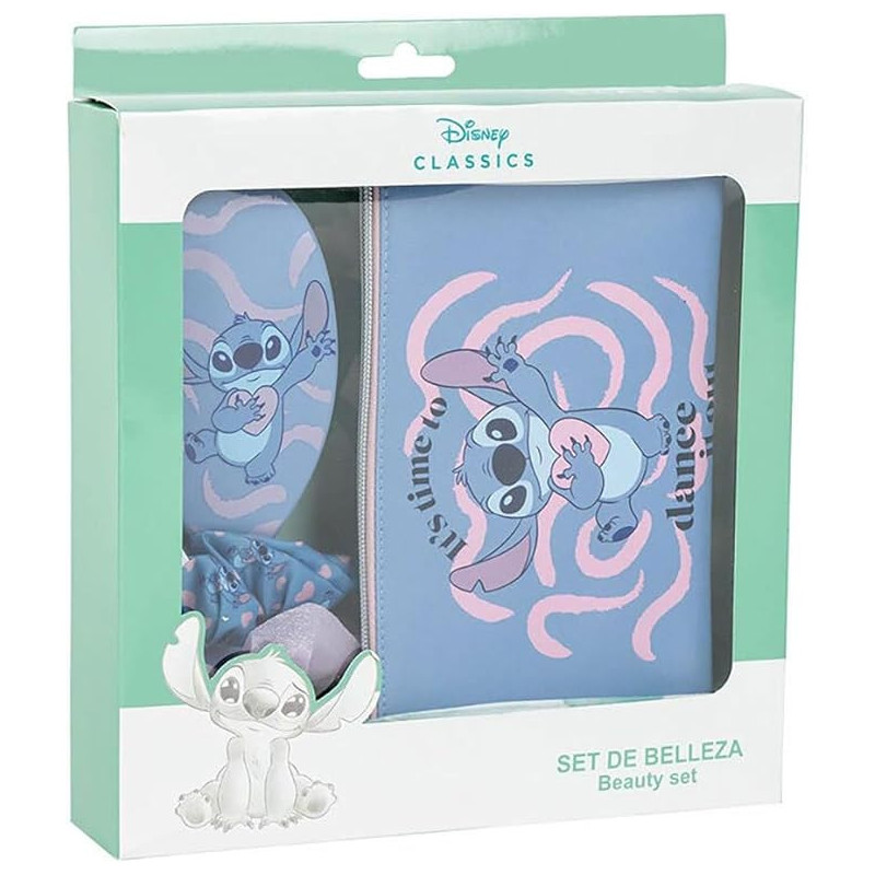 Disney : Lilo & Stitch - Set de beauté (brosse, deux chouchous, une pochette)