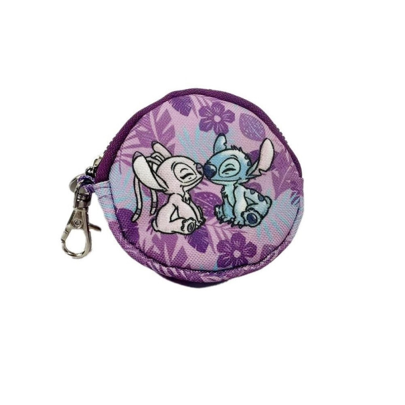 Lilo & Stitch - Porte-monnaie rond Stitch et Angel