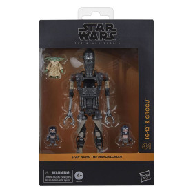 Star Wars : The Mandalorian - The Black Series - Figurines G-12 & Grogu 15 cm