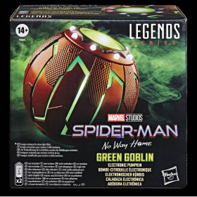 Marvel Legends : Spider-Man No Way Home - Réplique 1/1 électronique Bombe-citrouille Green Goblin