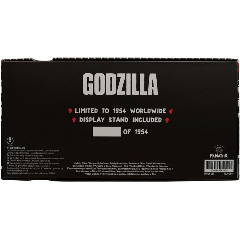 Godzilla - Pack 2 médaillons 70th anniversary 1954 exemplaires