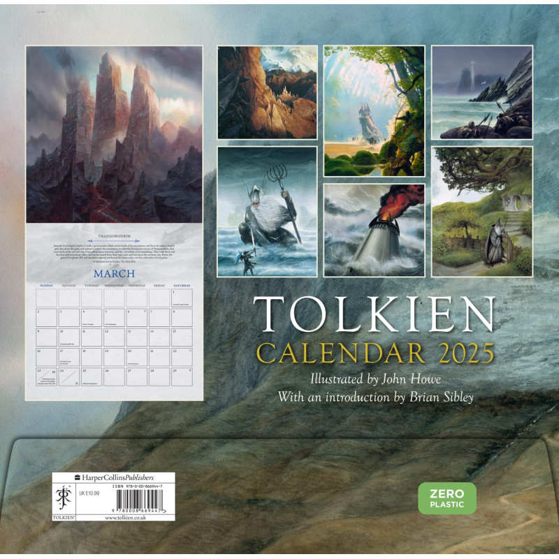 Lord of the Rings - Calendrier Tolkien 2025 illustré par John Howe