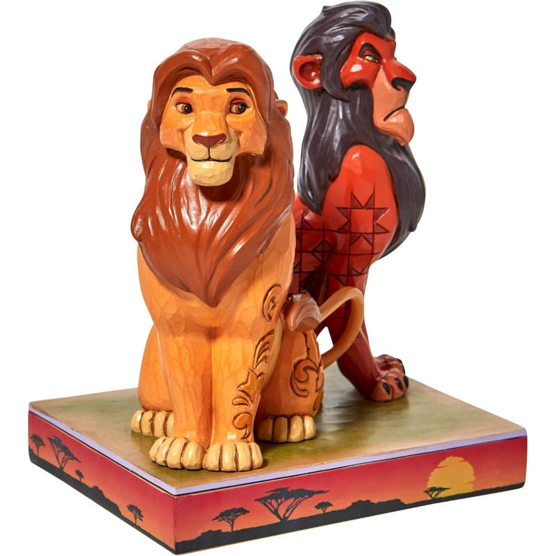 Disney : Le Roi Lion - Traditions - Statue Simba & Scar "Proud and Petulant"