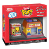 The Simpsons - Bitty Pop! Towns - Bart Simpson & Kwik-E-Mart 2,5 cm