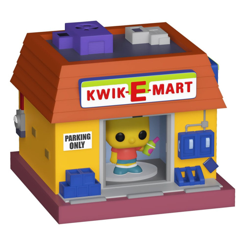 The Simpsons - Bitty Pop! Towns - Bart Simpson & Kwik-E-Mart 2,5 cm