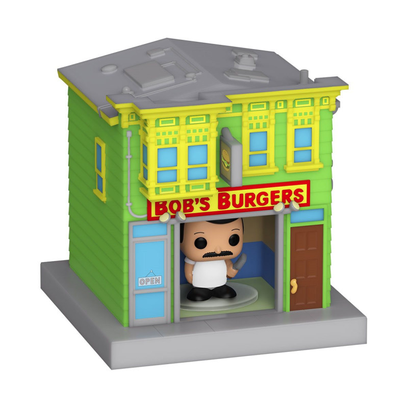 Bob's Burgers - Bitty Pop! Towns - Bob Belcher & Bob's Burgers 2,5 cm