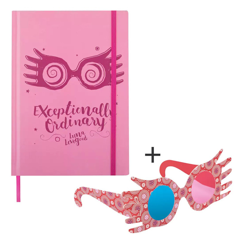 Harry Potter - Carnet Luna Lovegood avec marque-page Lorgnospectres