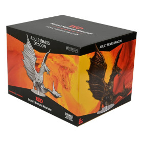 Dungeons & Dragons: Nolzur’s Marvelous - Figurine à peindre Model Kit Adult Brass Dragon