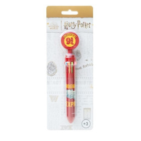 Harry Potter - Stylo à bille 10 couleurs Hogwarts Express